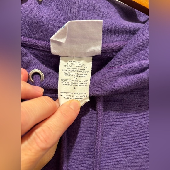 Champion Purple Hoodie Mario size small rare video game - Picture 5 of 10